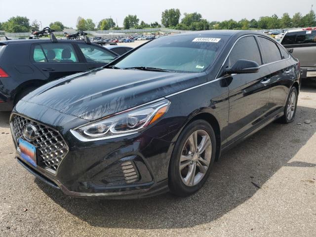 HYUNDAI SONATA LIM 2019 with VIN 5NPE34AF1KH730304 - Photo from auction