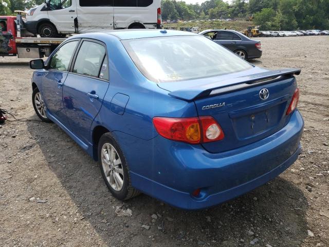 Photo 2 from auction – 2009 TOYOTA COROLLA BA with VIN 2T1BU40E99C082071