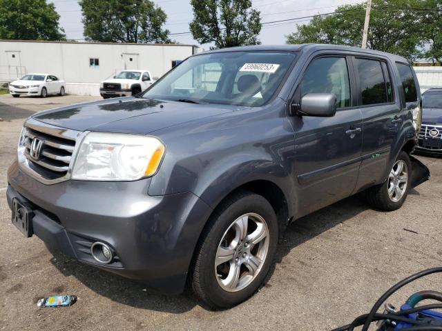 HONDA PILOT EXL 2013 with VIN 5FNYF4H56DB019801 - Photo from auction
