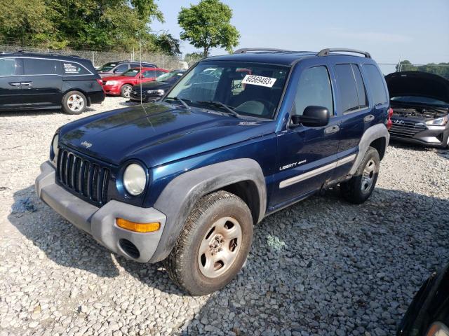 Photo 1 from auction – 2003 JEEP LIBERTY SP with VIN 1J4GL48K53W536652