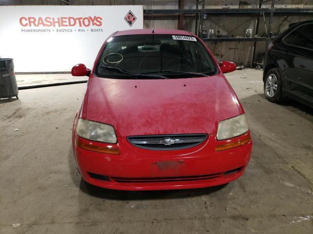 Photo 5 from auction – 2006 CHEVROLET AVEO BASE with VIN KL1TD56616B526099