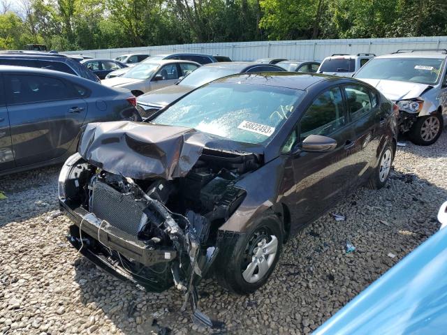 KIA FORTE LX 2018 with VIN 3KPFK4A7XJE175338 - Photo from auction