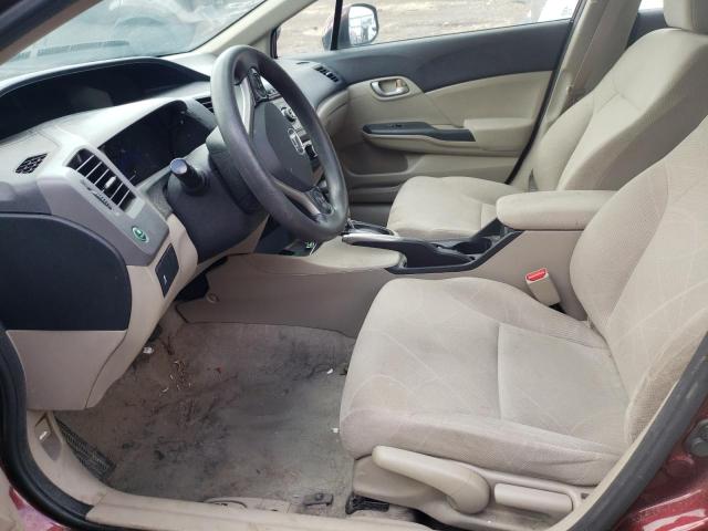 Photo 7 from auction – 2012 HONDA CIVIC LX with VIN 19XFB2F5XCE030993