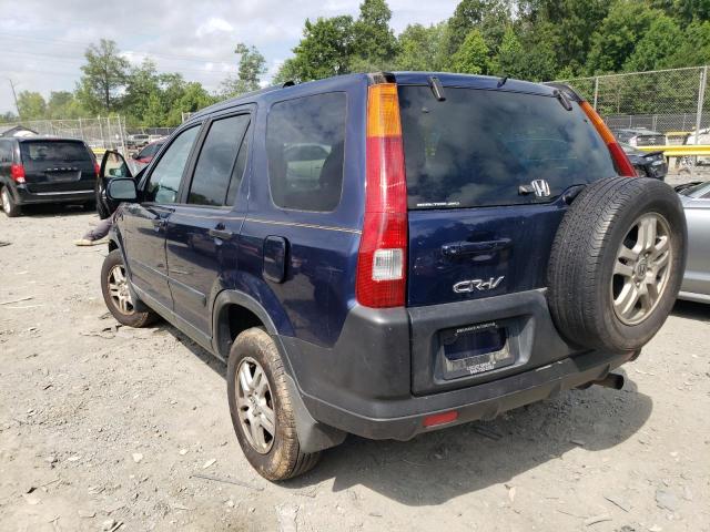 Photo 2 from auction – 2002 HONDA CR-V EX with VIN JHLRD78812C043765