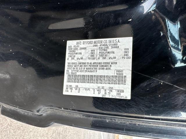 Photo 10 from auction – 2002 FORD RANGER SUP with VIN 1FTYR14D12PA86019