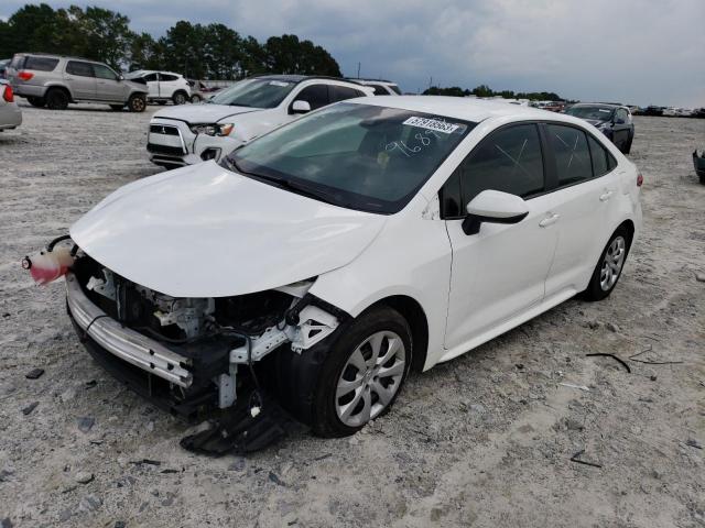 TOYOTA COROLLA LE 2021 with VIN 5YFEPMAE0MP169689 - Photo from auction