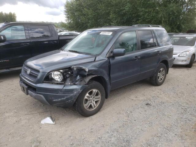 HONDA PILOT EX 2004 with VIN 2HKYF18434H573448 - Photo from auction