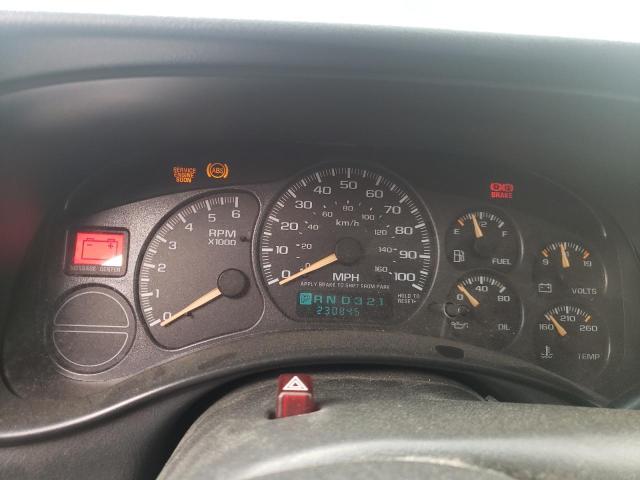Photo 9 from auction – 2002 CHEVROLET AVALANCHE with VIN 3GNEK13T42G237768