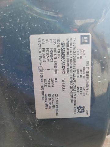 Photo 14 from auction – 2012 CHEVROLET TAHOE C150 with VIN 1GNSCAE06CR142892