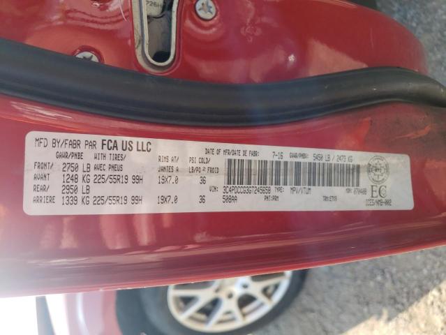 Photo 14 from auction – 2016 DODGE JOURNEY SX with VIN 3C4PDCCG3GT245658