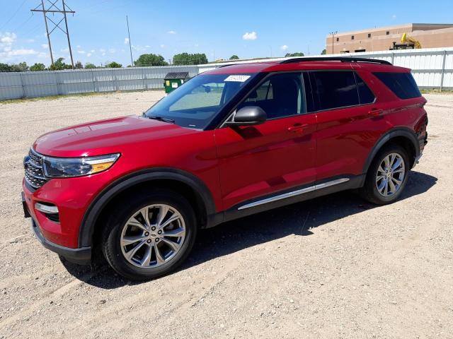 FORD EXPLORER X 2021 with VIN 1FMSK8DH4MGA50295 - Photo from auction