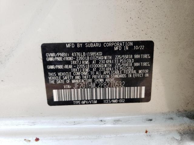 Photo 14 from auction – 2023 SUBARU CROSSTREK with VIN JF2GTHMC2P8270532