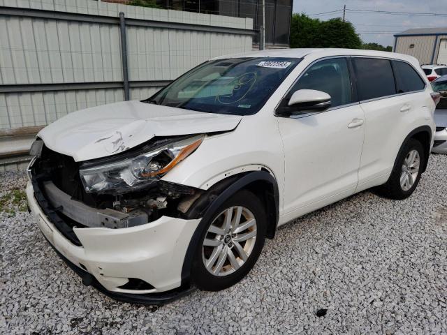TOYOTA HIGHLANDER 2016 with VIN 5TDBKRFH5GS259823 - Photo from auction