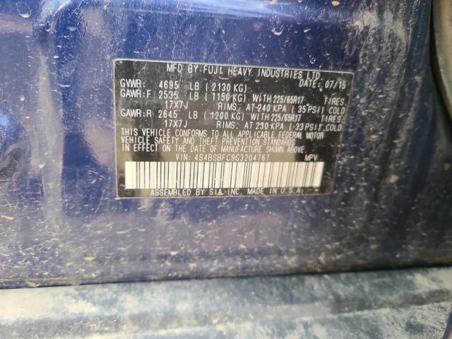 Снимка 14 от търг – 2016 SUBARU OUTBACK 2. с VIN 4S4BSBFC9G3204767