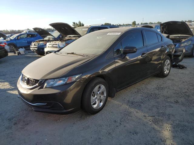 HONDA CIVIC LX 2014 with VIN 2HGFB2F59EH523220 - Photo from auction