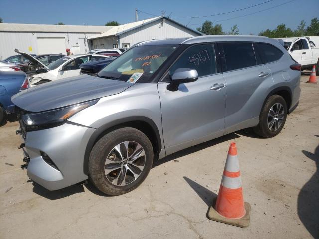 TOYOTA HIGHLANDER 2022 with VIN 5TDGZRAH7NS544206 - Photo from auction