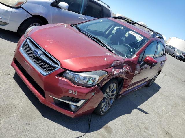 SUBARU IMPREZA SP 2016 with VIN JF1GPAU68G8243183 - Photo from auction