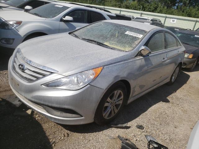 HYUNDAI SONATA GLS 2014 with VIN 5NPEB4AC2EH875543 - Photo from auction