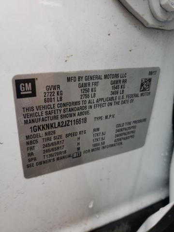 Photo 14 from auction – 2018 GMC ACADIA SLE with VIN 1GKKNKLA2JZ116618