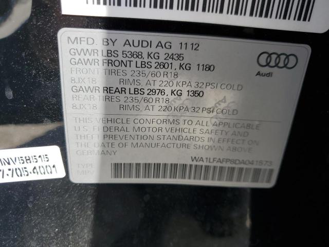 Photo 14 from auction – 2013 AUDI Q5 PREMIUM with VIN WA1LFAFP8DA041573