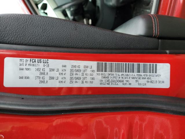 Photo 14 from auction – 2018 DODGE DURANGO GT with VIN 1C4RDJDG0JC434640