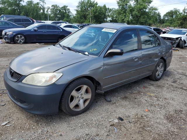 HONDA CIVIC LX 2005 with VIN 2HGES16625H538897 - Photo from auction