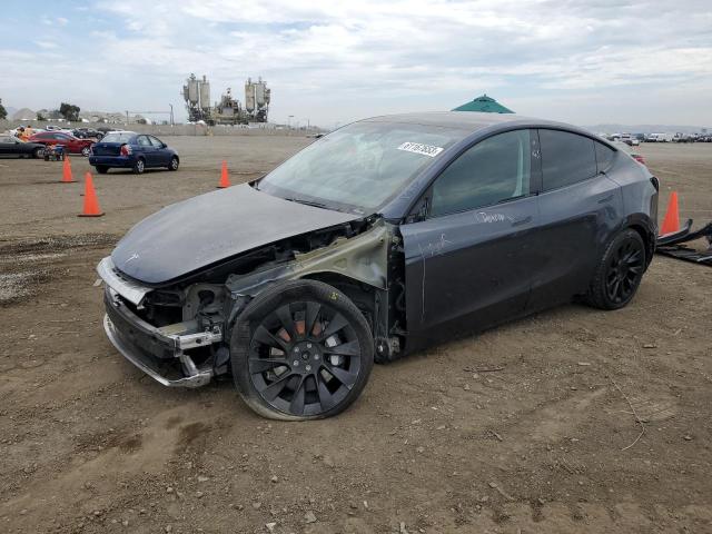 TESLA MODEL Y 2020 with VIN 5YJYGDEE4LF033213 - Photo from auction
