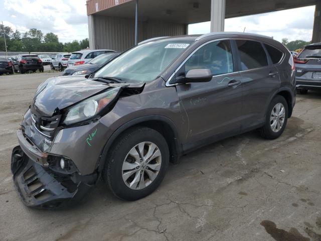 HONDA CR-V EXL 2014 with VIN 2HKRM4H70EH690167 - Photo from auction