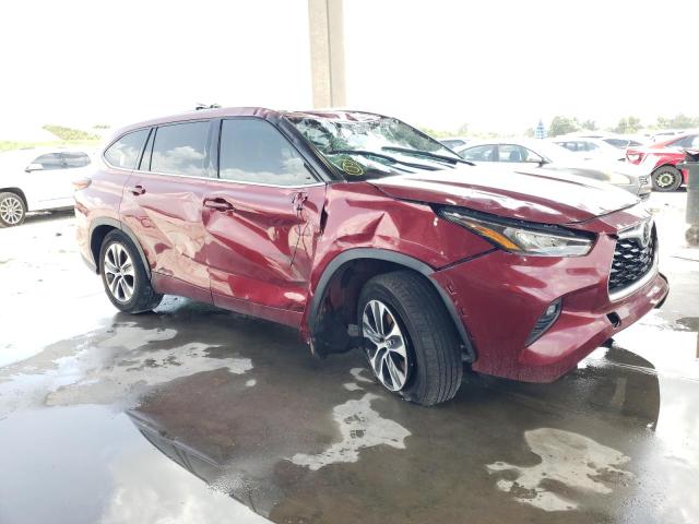 Photo 4 from auction – 2020 TOYOTA HIGHLANDER with VIN 5TDGZRAH6LS008070