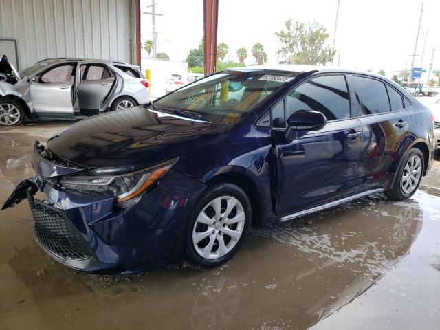 TOYOTA COROLLA LE 2022 with VIN 5YFEPMAE9NP345219 - Photo from auction