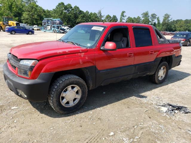 CHEVROLET AVALANCHE 2002 with VIN 3GNEC13T02G113400 - Photo from auction