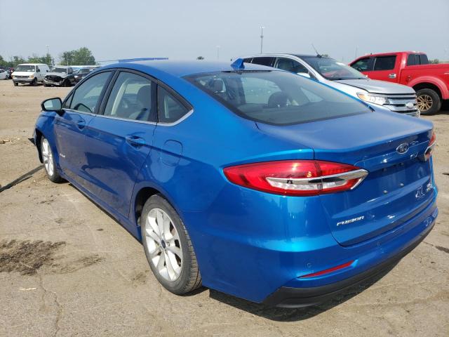 Photo 2 from auction – 2019 FORD FUSION SE with VIN 3FA6P0LU8KR167199