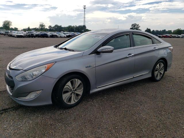 HYUNDAI SONATA HYB 2014 مع رقم تعريف المركبة KMHEC4A46EA112062 - صورة من المزاد