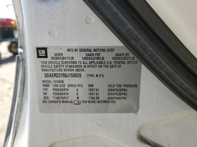 Photo 14 from auction – 2008 BUICK ENCLAVE CX with VIN 5GAER23788J159629