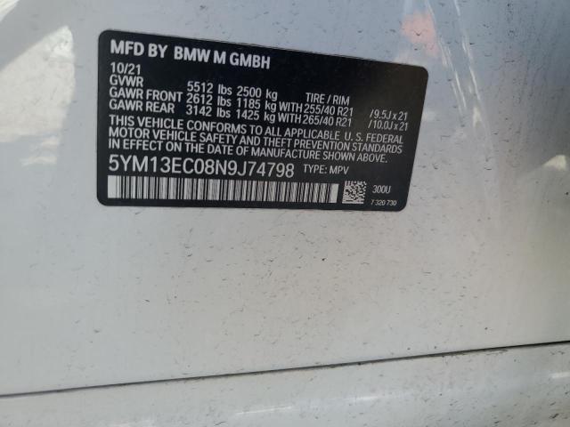 Photo 14 from auction – 2022 BMW X3 M with VIN 5YM13EC08N9J74798