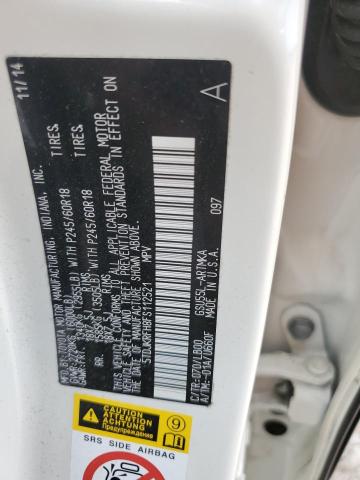 Photo 14 from auction – 2015 TOYOTA HIGHLANDER with VIN 5TDJKRFH8FS112521