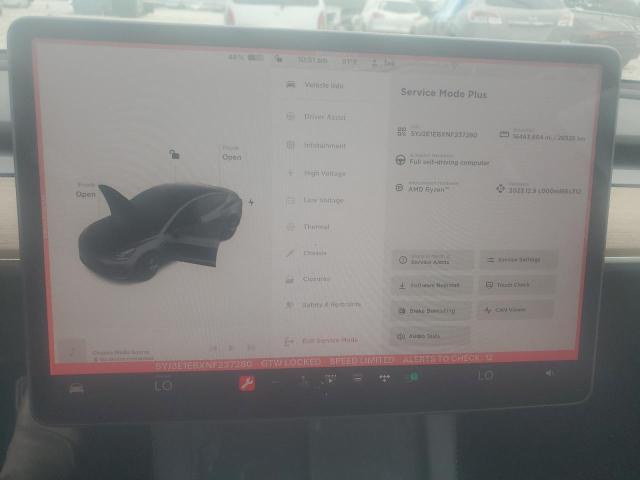 Photo 9 from auction – 2022 TESLA MODEL 3 with VIN 5YJ3E1EBXNF237280