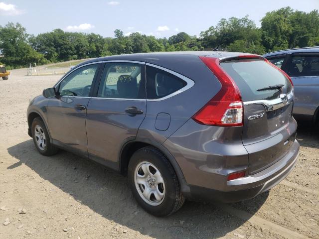 Photo 2 from auction – 2016 HONDA CR-V LX with VIN 3CZRM3H35GG710457