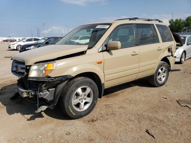 HONDA PILOT EX 2008 with VIN 5FNYF28408B018516 - Photo from auction