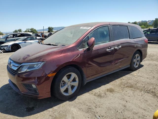HONDA ODYSSEY EX 2018 with VIN 5FNRL6H70JB084620 - Photo from auction