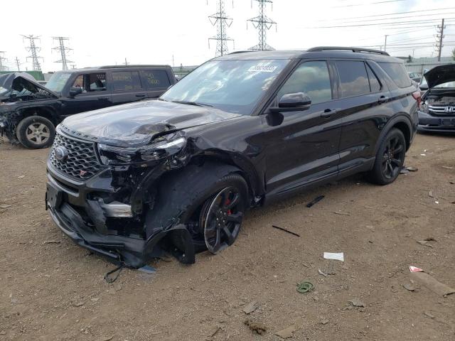FORD EXPLORER S 2023 with VIN 1FM5K8GC6PGA11001 - Photo from auction