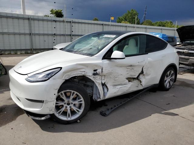 TESLA MODEL Y 2021 مع رقم تعريف المركبة 5YJYGDEE4MF276070 - صورة من المزاد