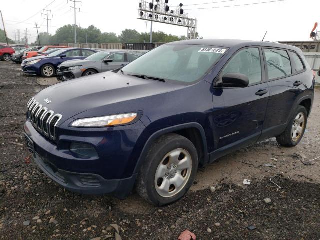 JEEP CHEROKEE S 2014 with VIN 1C4PJLAB2EW122960 - Photo from auction