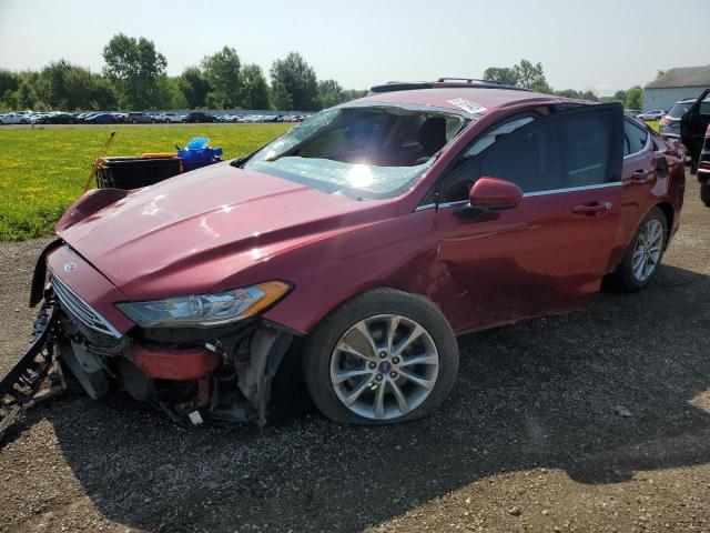 FORD FUSION SE 2017 with VIN 3FA6P0HD7HR240855 - Photo from auction