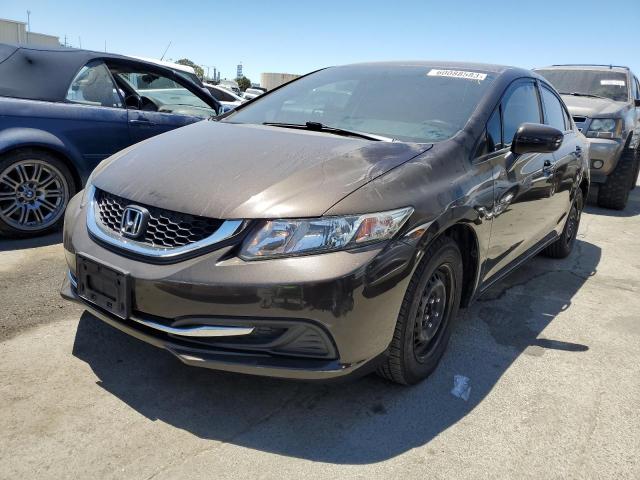 HONDA CIVIC LX 2014 with VIN 2HGFB2F59EH523198 - Photo from auction