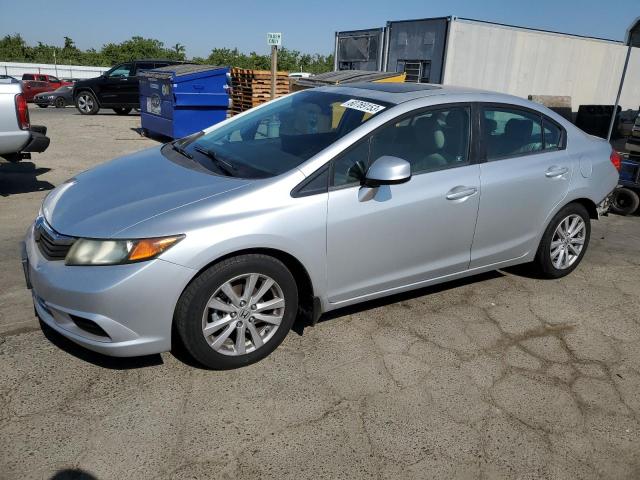 HONDA CIVIC EXL 2012 with VIN 2HGFB2F95CH536823 - Photo from auction