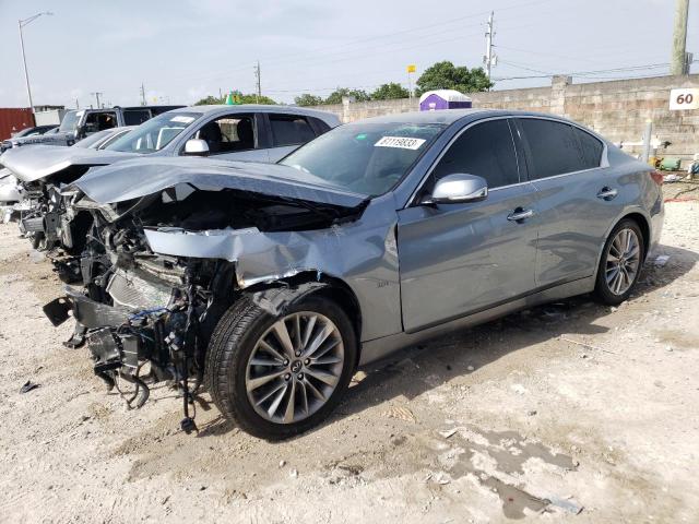 Photo 1 from auction – 2018 INFINITI Q50 LUXE with VIN JN1EV7AP1JM351850