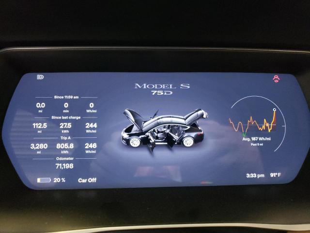 Photo 9 from auction – 2016 TESLA MODEL S with VIN 5YJSA1E28GF171922