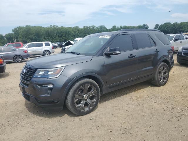 FORD EXPLORER S 2018 with VIN 1FM5K8GT7JGB43417 - Photo from auction