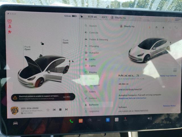 Photo 9 from auction – 2020 TESLA MODEL 3 with VIN 5YJ3E1EA9LF644737
